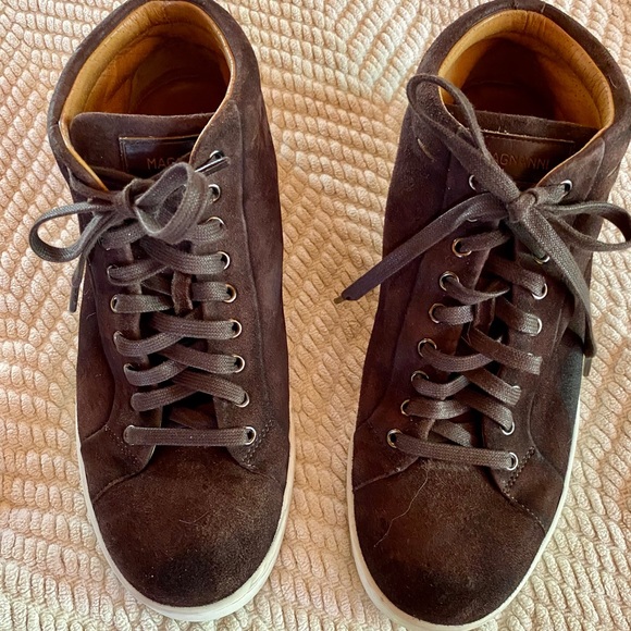 Magnanni Other - Magnanni high men’s sneakers. Brown suede. Size 41.
